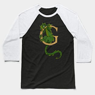 Green Dragon Letter G 2023 Baseball T-Shirt